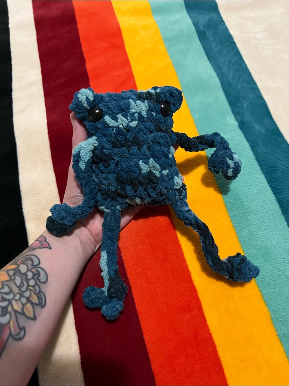 Plush Crocheted Leggy Frog 🐸